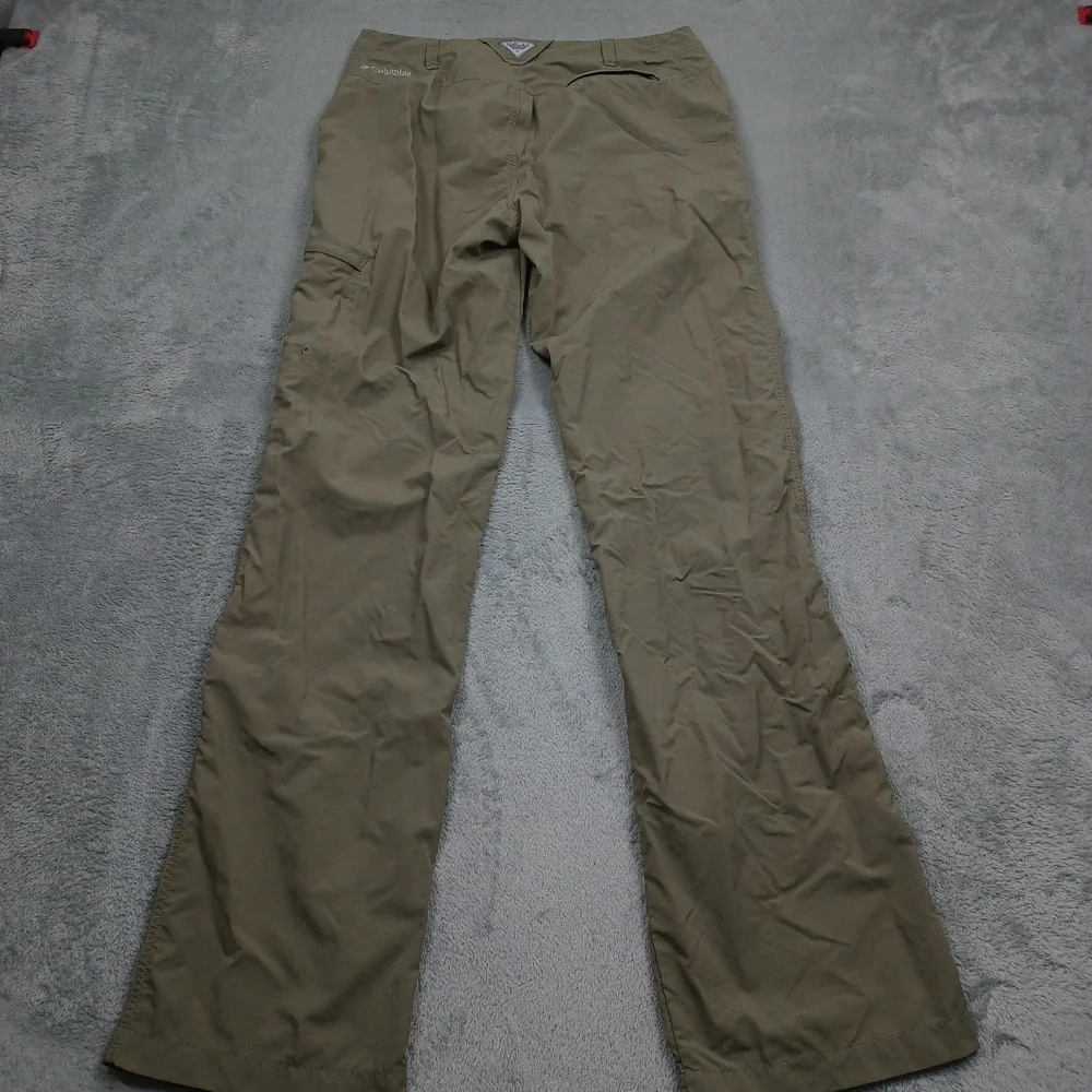 Columbia Pants Womens 6 Brown Activewear Pockets Outdoor Casual Straight